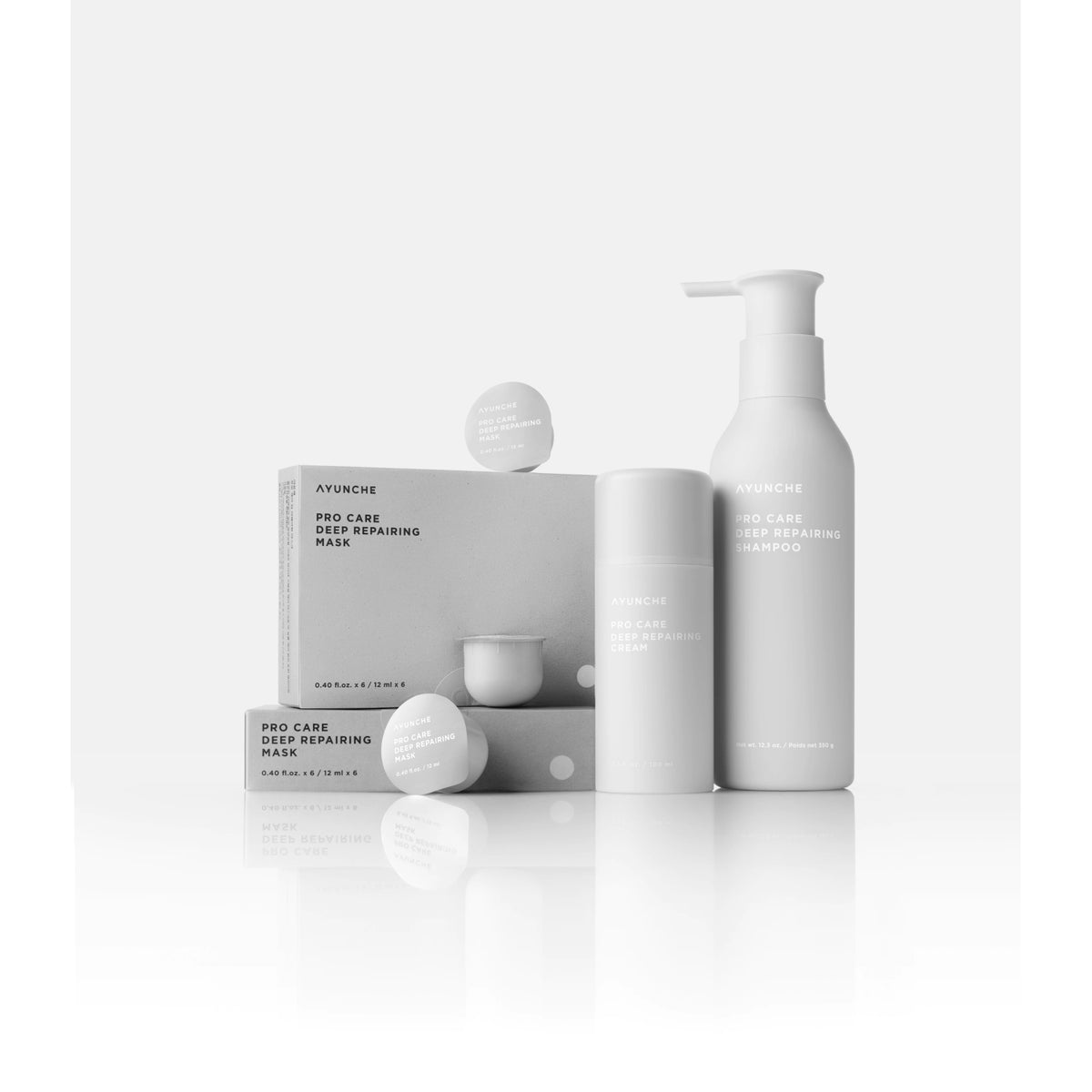 Ayunche Pro Care Deep Repairing Total 3-Piece Set (Shampoo + Mask + Cream)