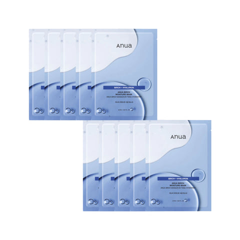 Anua Birch Moisture Mask 10P