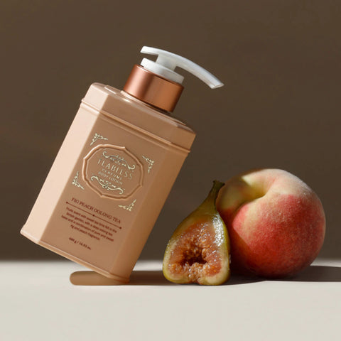 Teabless Fig Peach Oolong Tea Perfume Body Lotion 480g + Wash 500g Set
