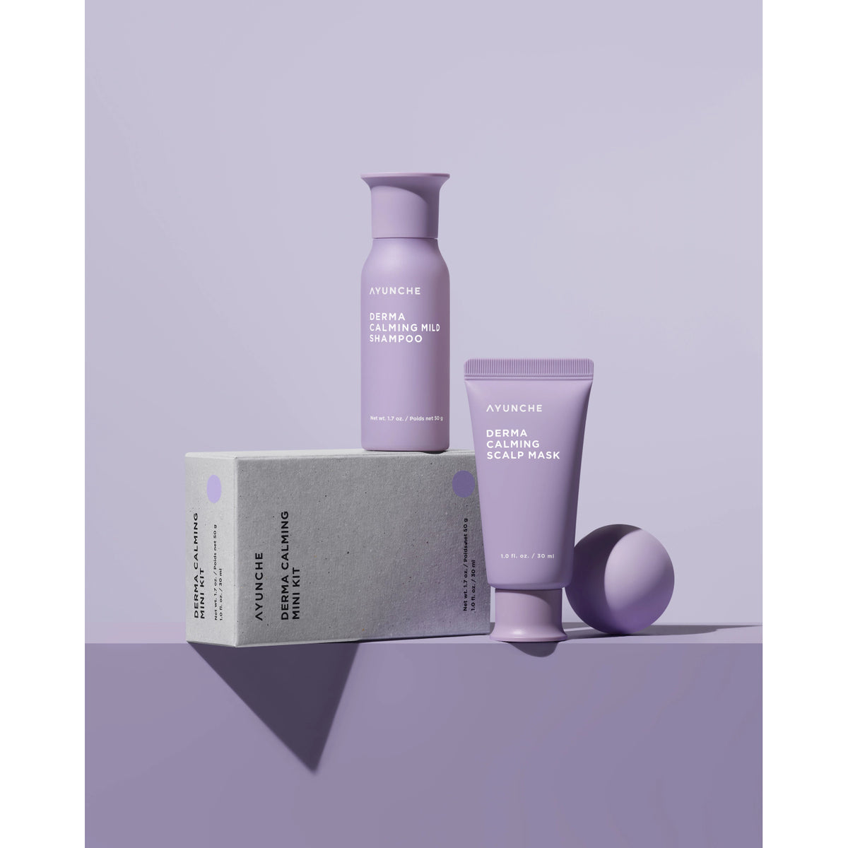 Ayunche Derma Calming Mini Kit (Shampoo 50g / Mask 30ml)