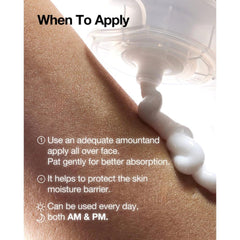 Soonsu Beauty 3 Ceramide Panthenol Moisture Barrier Cream application use