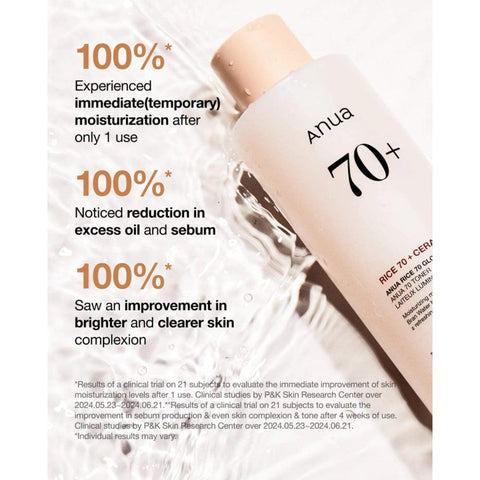 Soonsu Beauty Rice 70 Glow Milky Toner texture close-up