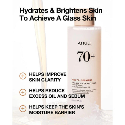 Soonsu Beauty Rice 70 Glow Milky Toner application use