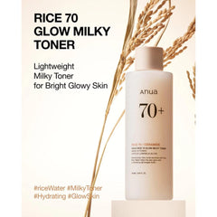 Soonsu Beauty Rice 70 Glow Milky Toner packaging design