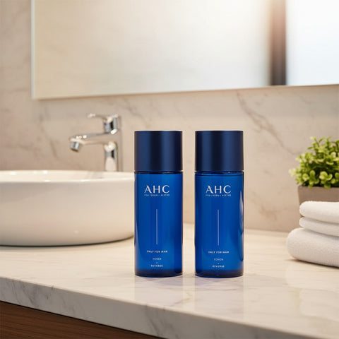 AHC Only For Man Skincare 2P Set (Toner/Lotion)