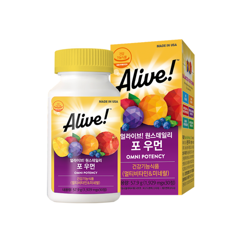 Alive Naturalife Alive Once Daily for Women 30 Tablets (1-Month Supply)