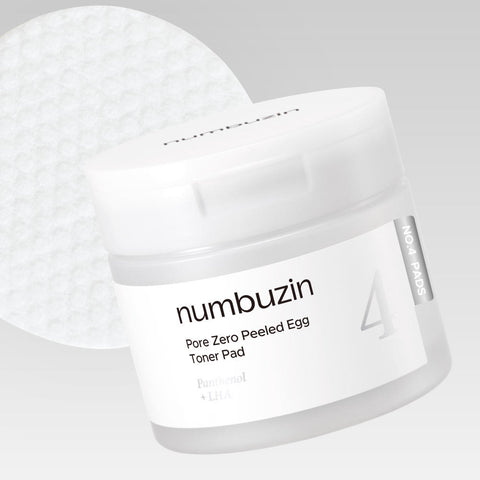 numbuzin No.4 Pore Zero Peeled Egg Toner Pad 70P Double Pack