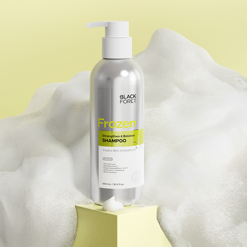 Black Foret Anti-Hair Loss Scalp Shampoo Cool & Deep Clean (pH-Balanced) 500ml