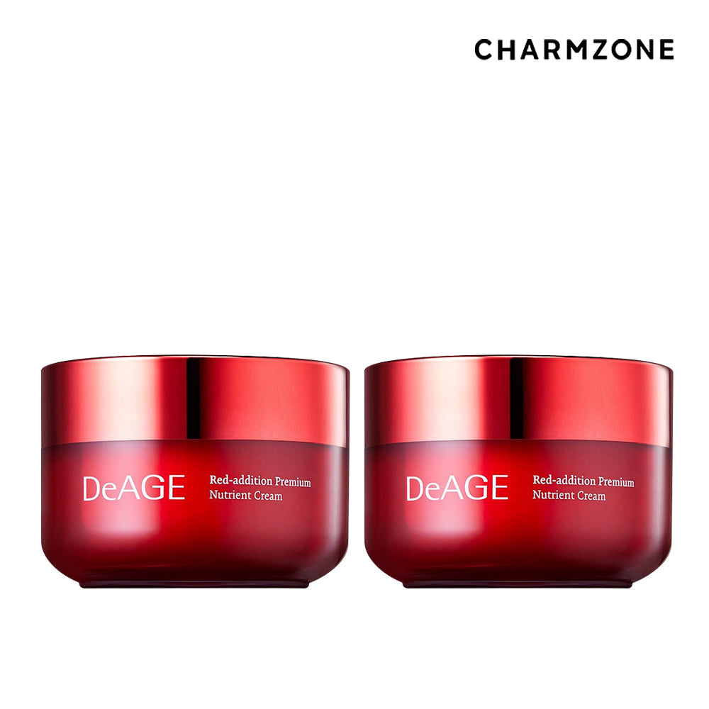 Charmzone DeAge Red Edition Premium Nutrient Cream 50ml (2 Pack)