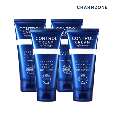 Charmzone Control Cream Self Massage Deep Cleansing Exfoliator 150ml (4 Pack)