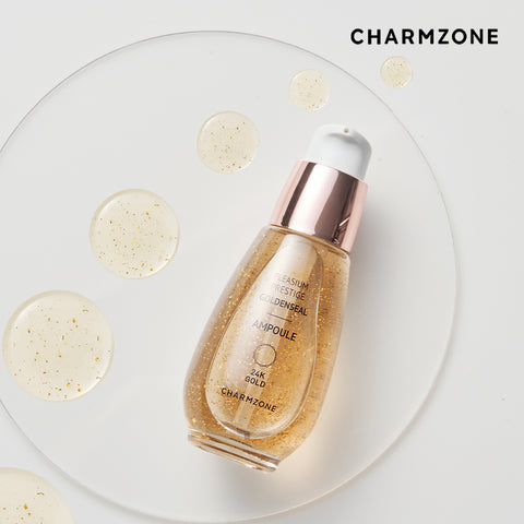 Charmzone New Plezium Prestige Real Gold Golden Thread Wrinkle Ampoule 30ml (2 Pack)