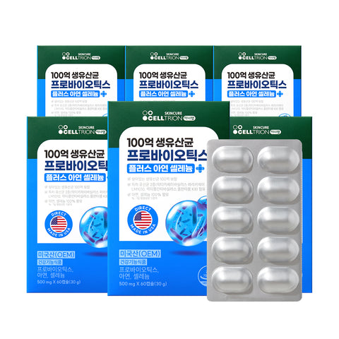 Celltrion InnerLab 10 Billion Live Probiotics Plus 60 Capsules (6 Pack)