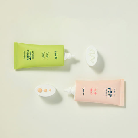 Goodal Clear Houttuynia Calming Moisture Tone-up Sun Cream 50ml + Moisture Sun Cream 50ml