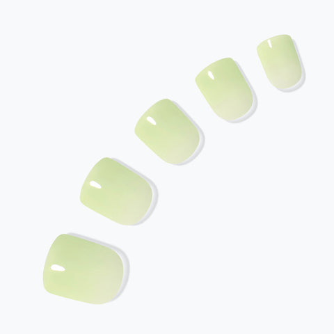 Dashing Diva Magic Press Joy Green (Short Square) Nail Tips