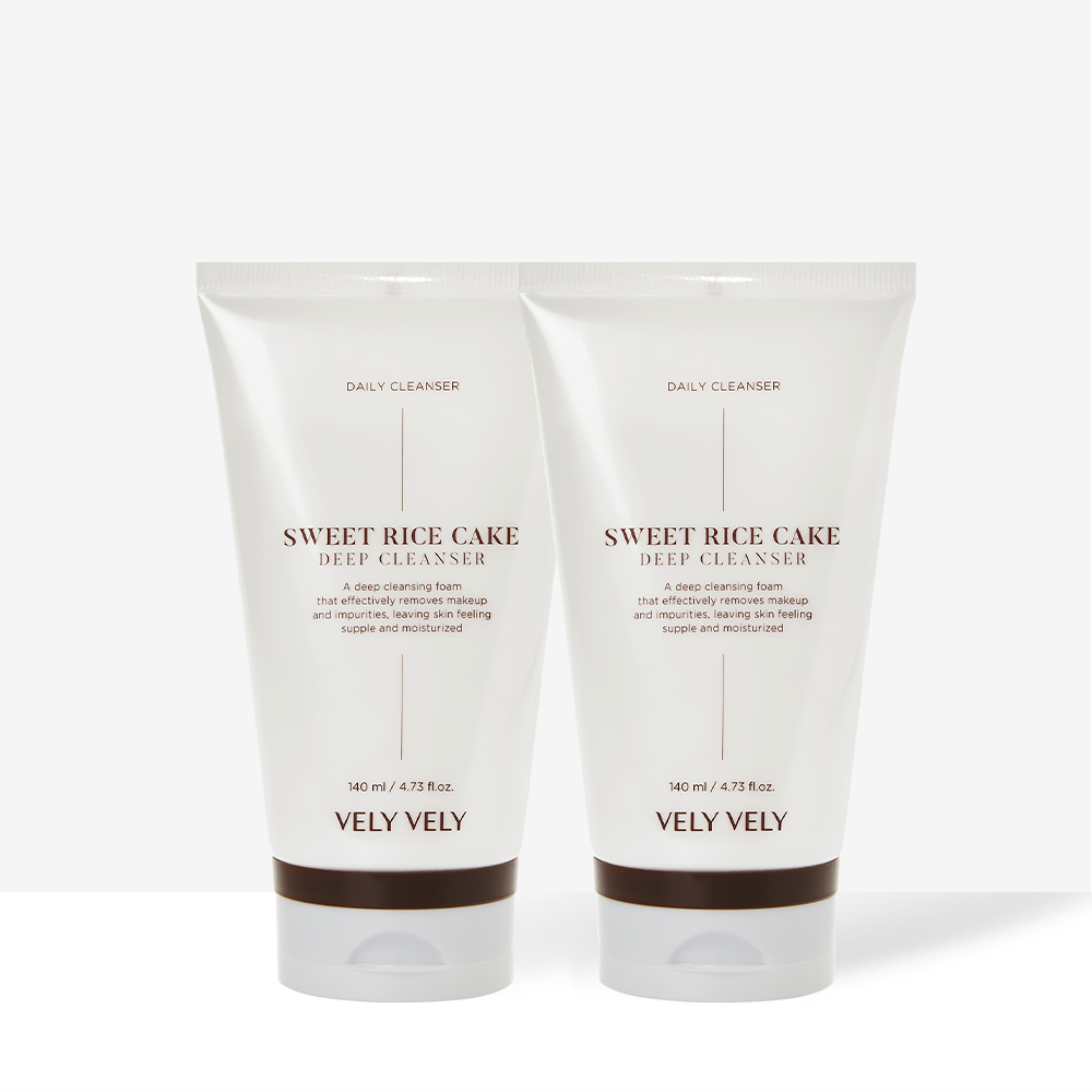 VELY VELY Chapssaltteok Deep Cleansing Foam 140ml (2 Pack)
