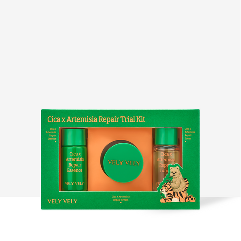 VELY VELY Cica Injin Mugwort Repair Trial Travel Kit (3 piece)