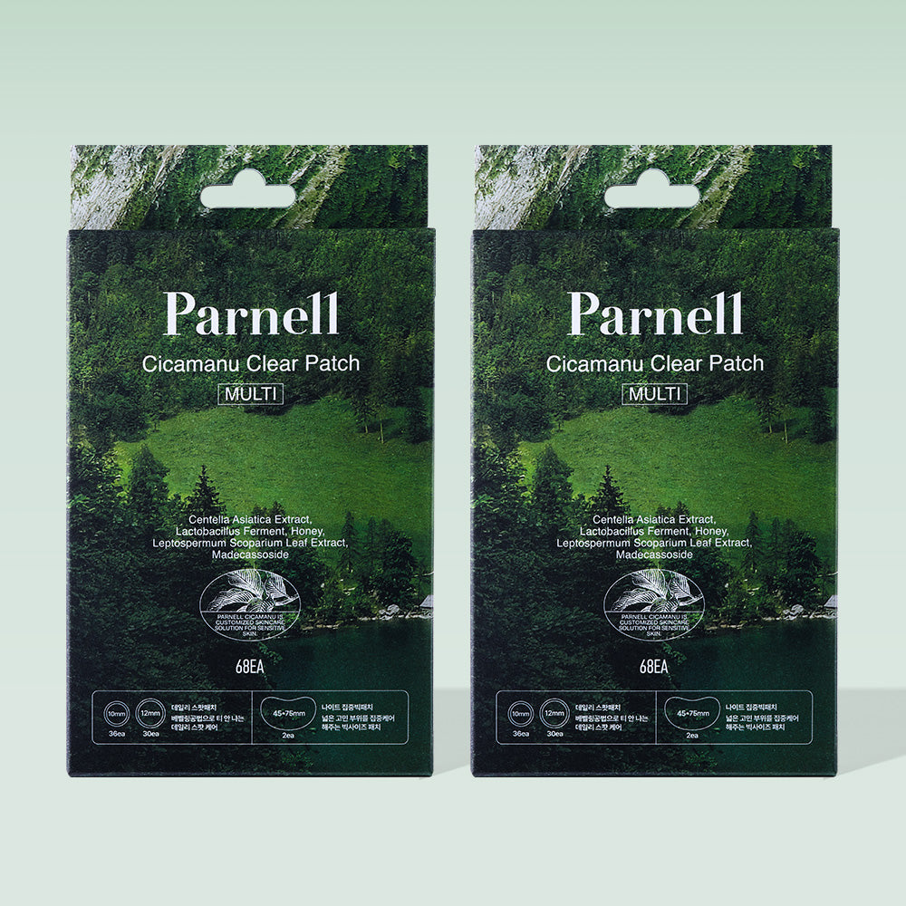 Parnell CicaManu Clear Patch (Multi) 68ea (2 Pack)