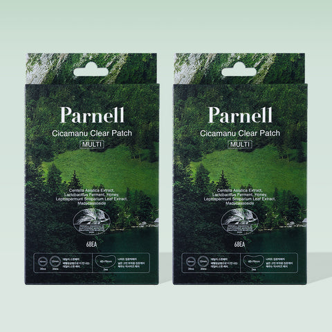 Parnell CicaManu Clear Patch (Multi) 68ea (2 Pack)
