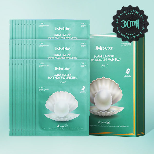 JM Solution Cheonggwang Marine Pearl Moisture Mask Plus 10P (3 Pack)