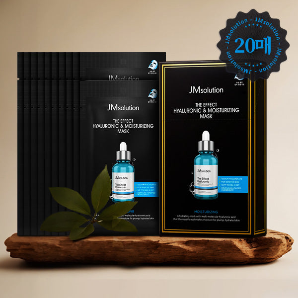 JM Solution The Effect Hyaluronic & Moisturizing Mask 24ml 10P (2 Pack)