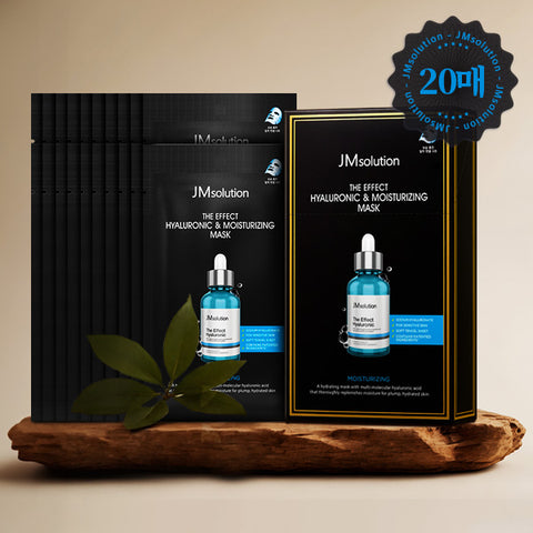 JM Solution The Effect Hyaluronic & Moisturizing Mask 24ml 10P (2 Pack)