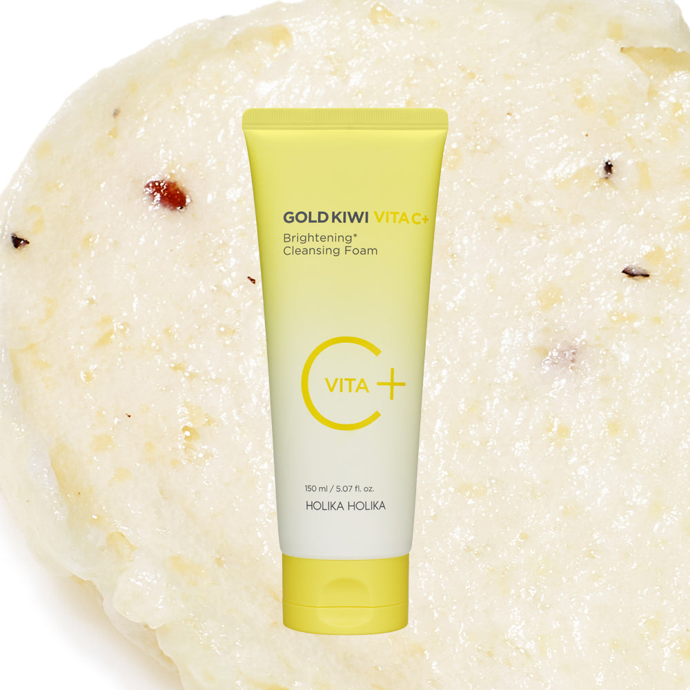 Holika Holika Gold Kiwi Vita C Plus Brightening Pore Care Cleansing Foam 150ml