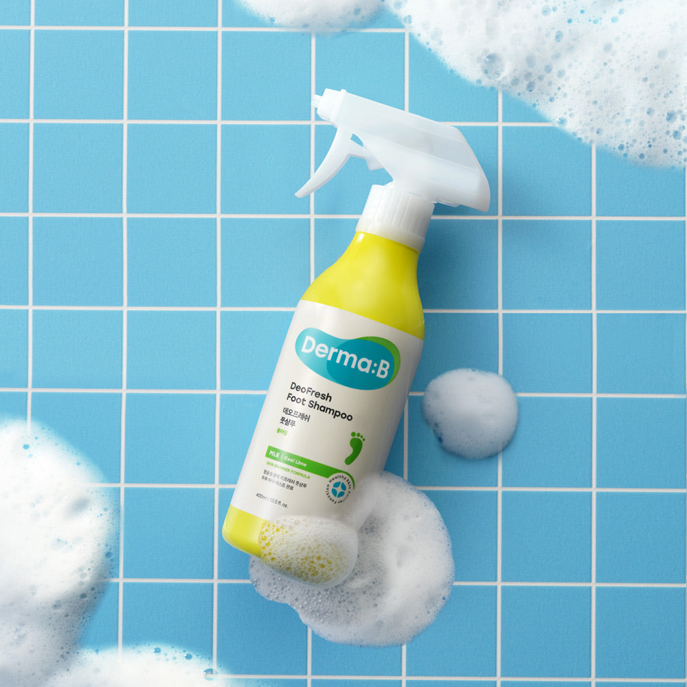 Derma:B Deofresh Foot Shampoo 400ml (Cool Lime Scent)
