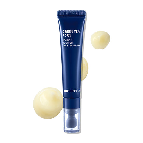 Innisfree Retinol PDRN Skin Booster Ampoule 25ml (2-pack) + Green Tea PDRN Eye & Lip Serum 15ml