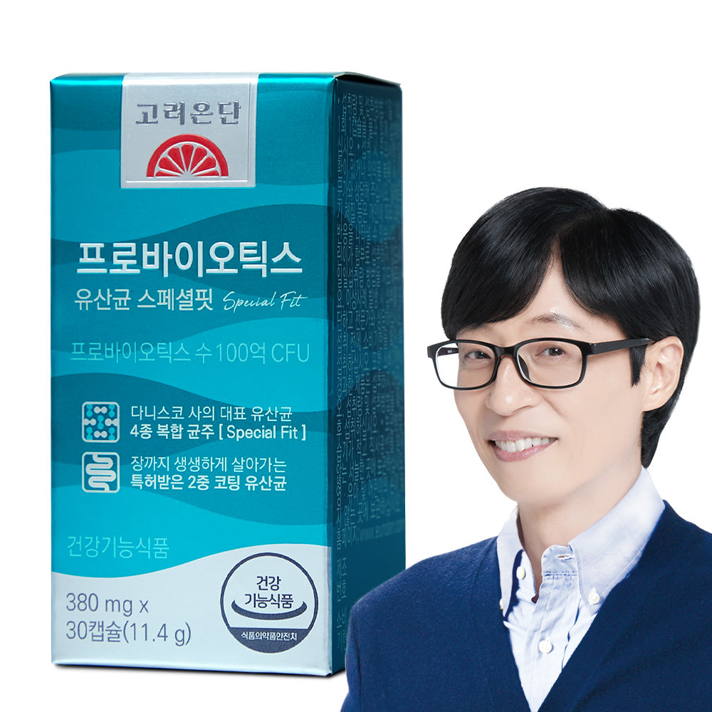 Koreaeundanhc Probiotics Special Fit 10 Billion CFU 380 mg x 30 Capsules (1 Pack)