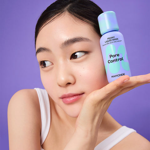 Mamonde Pore Control Peony Liquid Mask 80ml + Flash Toning Daisy Liquid Mask 80ml