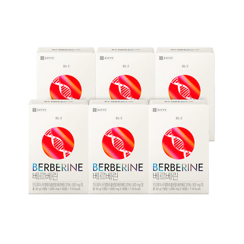 Chongkundang Health Berberine 6-Box Set