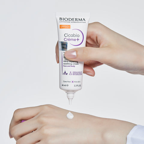 Bioderma Cicabio Cream+ SPF50+ 40ml (Triple Deep Repair Sun Cream)