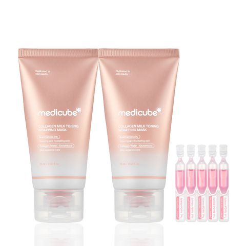 Medicube Collagen Milk Wrapping Mask 75ml (2 pack)