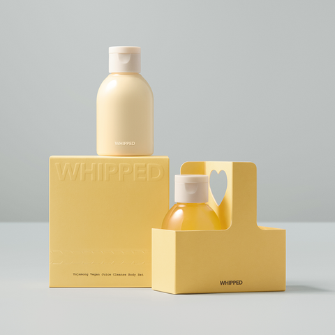 Whipped Yujamong Vegan Juice Cleanse Body 2-Piece Set (Body Wash 100ml + Body Lotion 100ml)