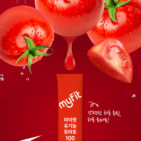 DongKook MyFit Organic Tomato NFC Juice Stick 20 g x 42 sticks (3 boxes) Spain