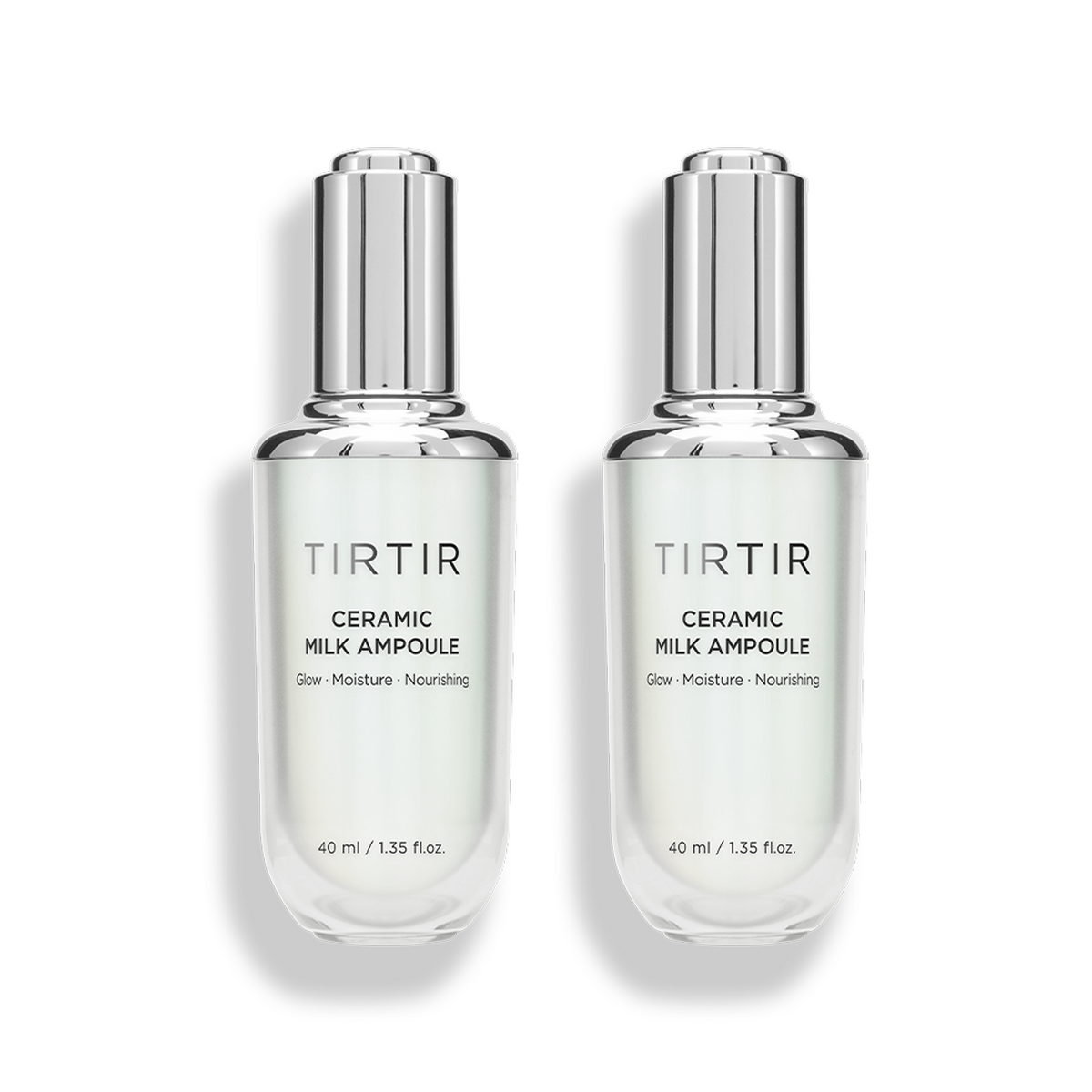 TIRTIR Porcelain Milk Ampoule 40ml (2 Pack)