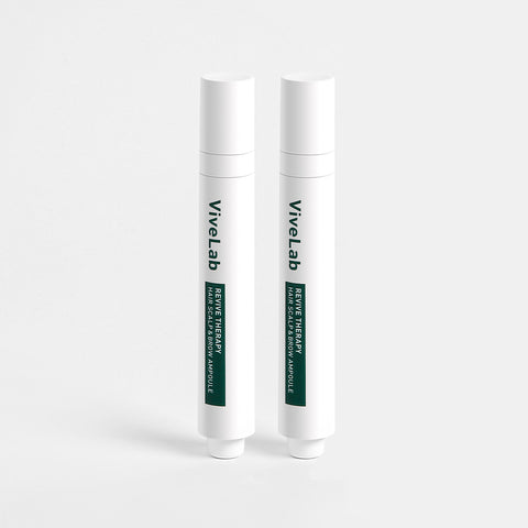 Vivelab Revive Therapy Hair Scalp & Brow Ampoule Citrus, 15ml (2 Pack)