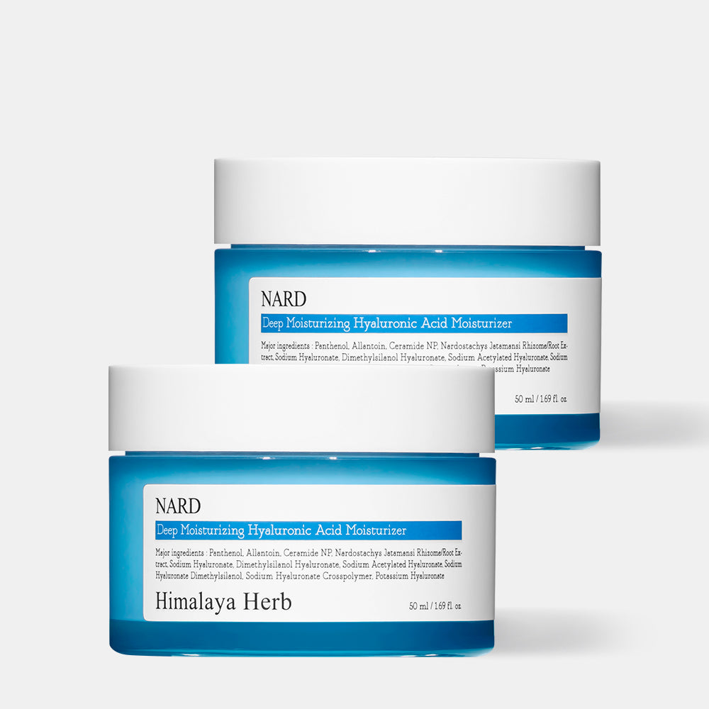 Nard Low-Molecular Deep Moisture Hyaluronic Acid Cream 50ml (2 Pack)