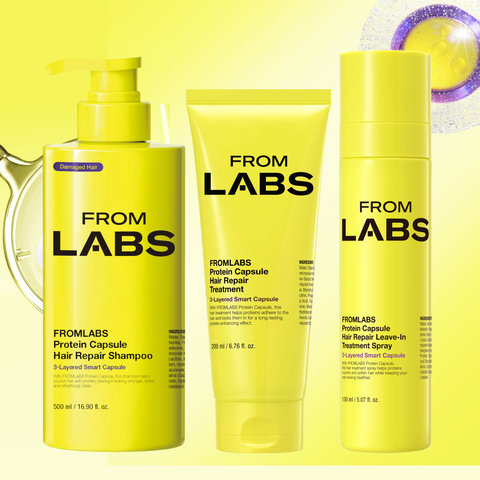 Fromlabs Protein Extreme-Damage Haircare Set (Shampoo + Treatment + Hair Spray)