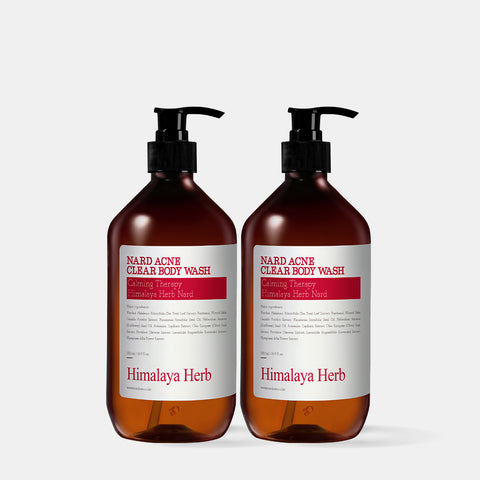 Nard Acne-Calming Body Wash for Back 500ml (2 Pack)