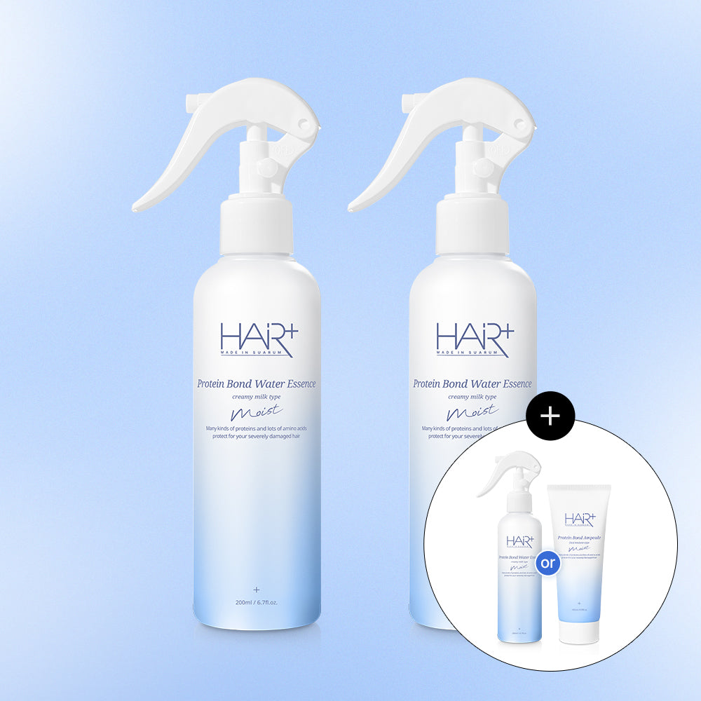 HairPlus Moist Protein Bond Water No-Wash Treatment 200ml (2 Pack)