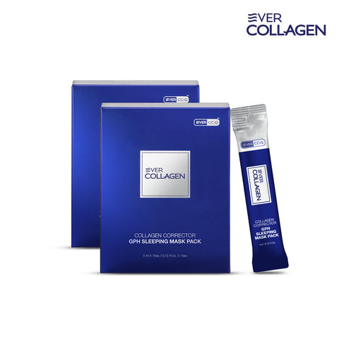 Newtree Ever Collagen Sleeping Mask Pack 15 Sachets x 2 Box