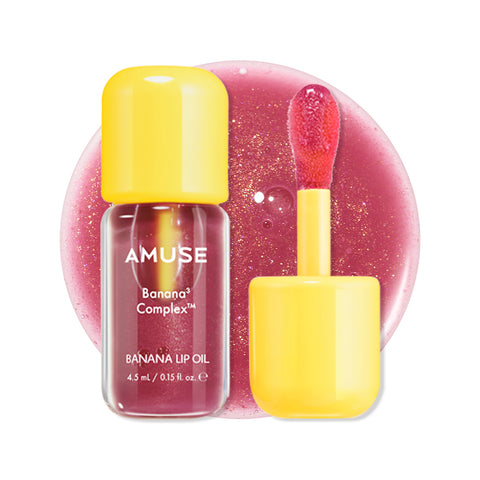 Amuse Banana Lip Oil 8-Piece Set (4.5ml x 8)