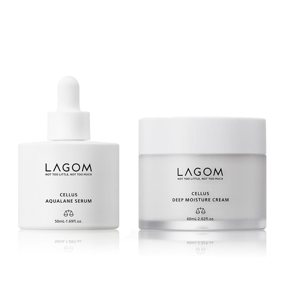 Lagom Cellus Aqualen Serum 50 mL + Deep Moisture Cream 60 mL