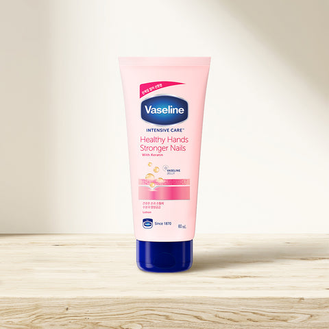Vaseline Healthy Hand & Stronger Nail Lotion 60ml (Pack of 8)