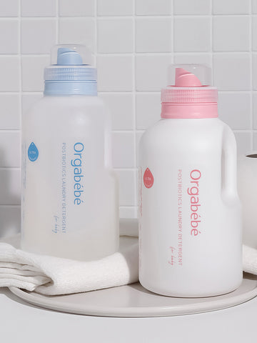 Orgabebe Baby Laundry Detergent, Postbiotics, Neutral & Allergen-Free 1000ml (2 Pack)