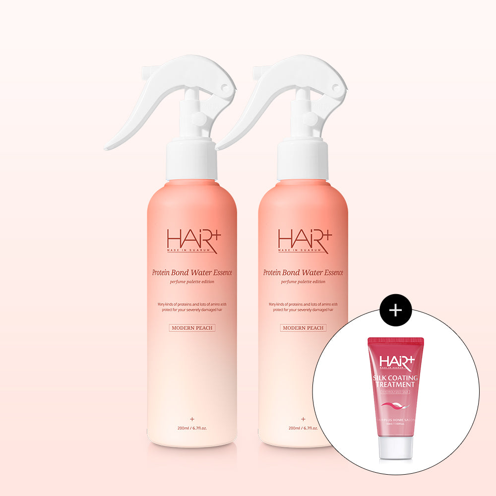 HairPlus Protein Bond Modern Peach Water No-Wash Treatment 200ml (2 Pack)