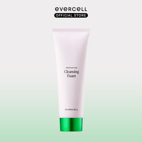 Evercell Micro Turnover Cleansing Foam 120ml Hyaluronic Acid Vitamin E & Stem Cell Culture Extract