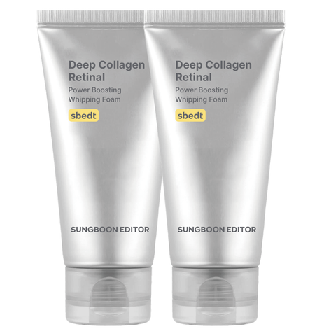 Sungboon Editor Deep Collagen Retinal Pore Elasticity Deep Cleansing Whip Foam 120g (2 pack)