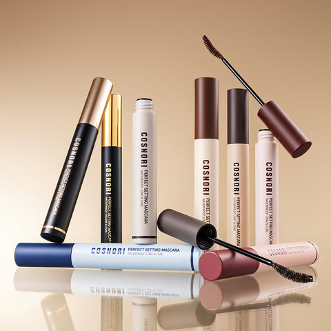 Cosnori Perfect Setting Waterproof Long & Curl Mascara 7ml 6 Shade Options